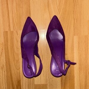 New Look Vibrant Purple Slingback Heels